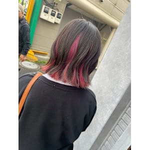 髪質改善/縮毛矯正/酸性ストレート/インナーカラー/韓国