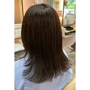 白髪ぼかしハイライト＊ナチュラルベージュ