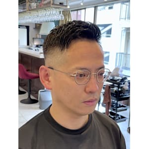 【40代 男性】ロンドン08アイロンパーマ（大宮/バーバー）