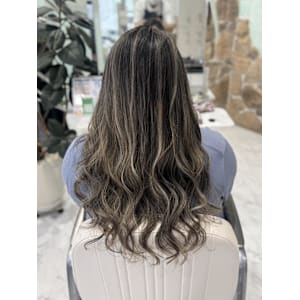 ハイライト/バレイヤージュ/グレージュ