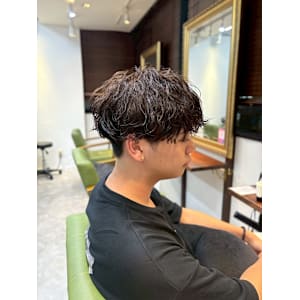 メンズパーマ/波巻きパーマ/ツイストパーマ/フェザーパーマ