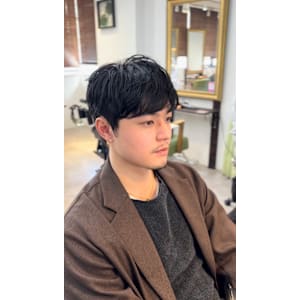 メンズカット/フェード/メンズ/眉毛/ニュアンスパーマ/韓国