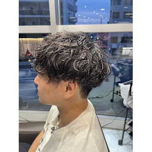 メンズ波巻きスパイラルパーマ