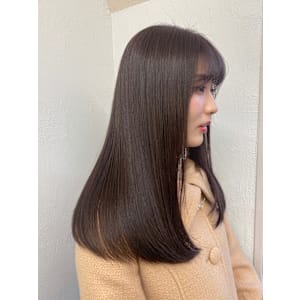 【髪質改善】ラベンダーベージュ/艶髪/透明感/トリートメント