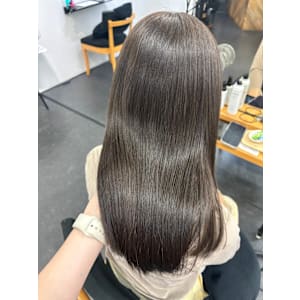 【髪質改善】透明感グレー/艶髪/透明感/トリートメント