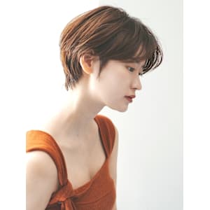 前下がりショート・ボブ/絶壁解消/前髪あり/40代/30代