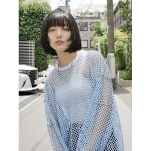 顔まわりレイヤー　ロブマッシュ