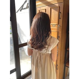 くびれロング×ニュアンスカラー（白髪染め可）