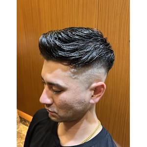 銀座　理容室　スキンフェード　barberstyle
