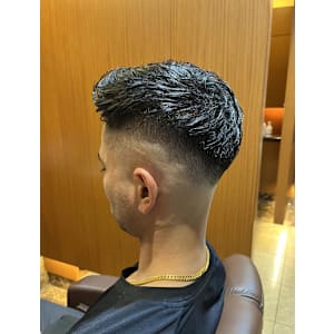 銀座　理容室　スキンフェード　barberstyle