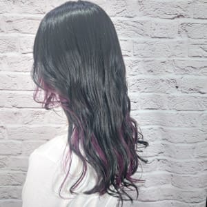 パープルインナーカラー