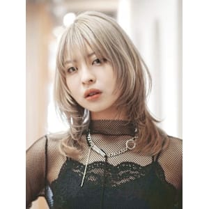 【asuna】ウルフレイヤー/ハッシュカット/ハイトーン