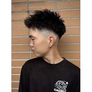 【大村指名】メンズカットスパイキーショートフェード