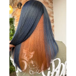 派手髪×インナーカラー