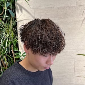 【波巻きパーマ】