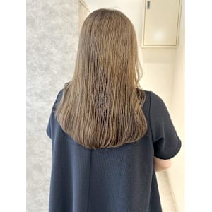 【タニグチ】髪質改善/ベージュカラー/ミルクティーベージュ