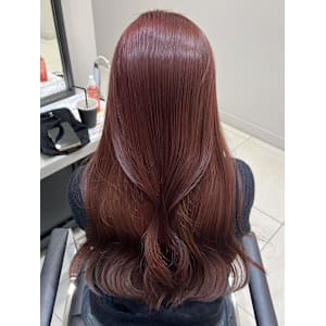 Mako チェリーレッド ブリーチなしダブルカラー 暖色