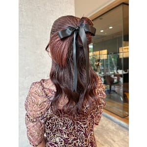 お呼ばれアレンジ