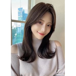 シャギーレイヤー韓国ワンホンヘアシースルーぱっつん前髪 - AFLOAT/L 錦糸町【アフロートエル】【アフロートエル キンシチョウ】掲載中