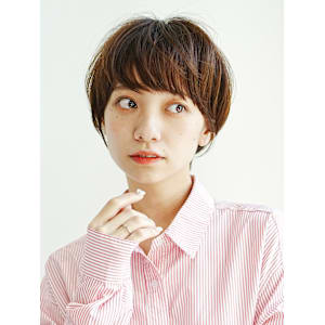 前下がりショート・ボブ/絶壁解消/前髪あり/40代/30代