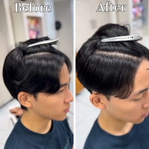 横浜”曲がる縮毛矯正ニュアンスメンズ縮毛矯正