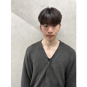 王道シースルーマッシュ韓国メンズヘア/札幌大通駅個室サロン