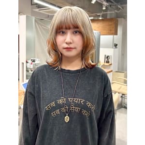 【hinari】裾カラー/レイヤー/くびれ巻き