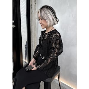 ★アバンギャルド×ホワイトベージュ系ボブ★