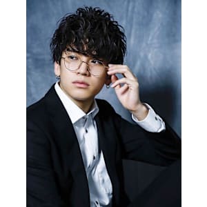 癖毛風パーマ ビジカジヘア