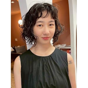 【hishida】ボブ/くせ毛風ブリックパーマ