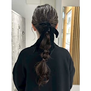 【hinari】編みおろし/ヘアセット/お呼ばれヘア/30代