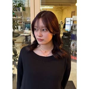 【あおと】大人カラー/モード/透明感ディープパープルカラー