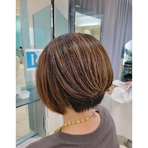 ハイライトハンサムショート