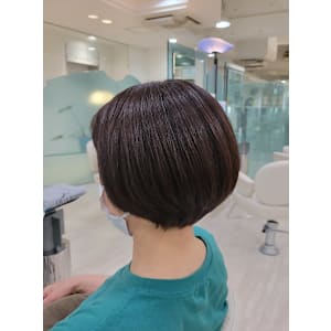 丸みショートボブ