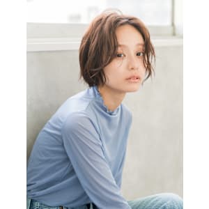 【S.BROOM天王寺店】エアリーショートボブ