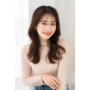 【S.BROOM天王寺店】シースルーロングレイヤースタイル