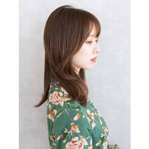 【S.BROOM天王寺店】韓国風くびれレイヤースタイル