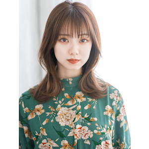 【S.BROOM天王寺店】韓国風くびれレイヤースタイル