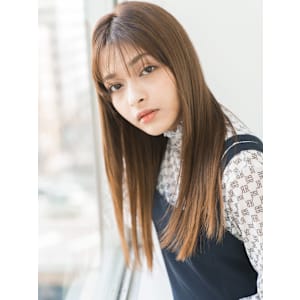 【S.BROOM天王寺店】ナチュラルセミディースタイル