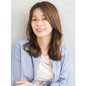 【S.BROOM天王寺店】韓国風くびれレイヤースタイル