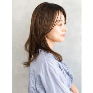 【S.BROOM天王寺店】韓国風くびれレイヤースタイル