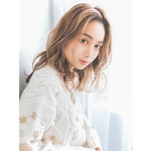 【S.BROOM天王寺店】ハイトーン×ミルクティーベージュ