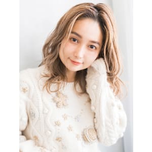 【S.BROOM天王寺店】ハイトーン×ミルクティーベージュ