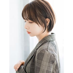 【S.BROOM天王寺店】丸みショートボブ