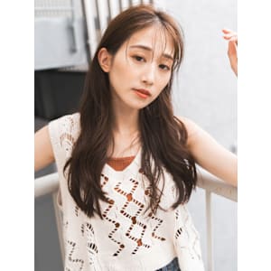 【S.BROOM天王寺店】シースルーロングレイヤースタイル