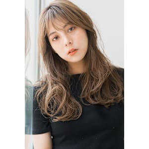 【S.BROOM天王寺店】シースルーロングレイヤースタイル