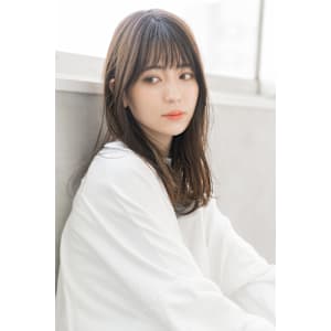 【S.BROOM天王寺店】ナチュラルセミディースタイル