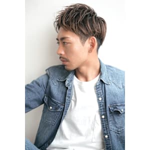 【S.BROOM天王寺店】ツーブロック束感ショート