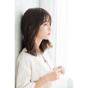 【S.BROOM】韓国風くびれミディアムレイヤースタイル