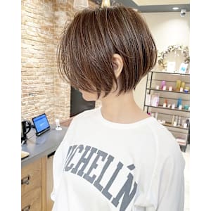 30代40代50代白髪ぼかし髪型白髪染め面長似合う髪型